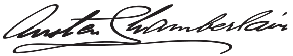 ملف:Austen Chamberlain Signature.svg