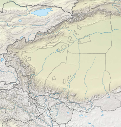 Map showing the location of مثلجة سياتشن Siachen Glacier