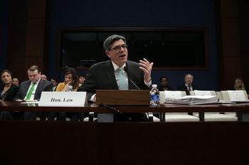 جيكوب لو، وزير الخزانة الأمريكي