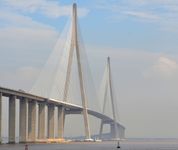 The Sutong Yangtze River Bridge, between Nantong and Suzhou, was one of the longest cable-stayed bridges in the world when it was completed in 2008.
