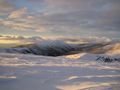 Mount Feathertop seen from Mount Hotham.
