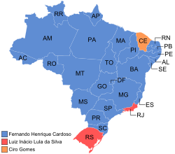 1998 Brazilian presidential election map (Round 1).svg