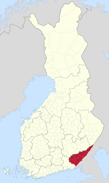 ملف:Etelä-Karjala sijainti Suomi.svg