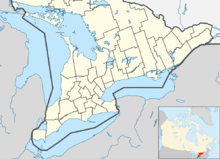 Kingston is located in جنوب أونتاريو