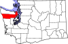State map highlighting Jefferson County
