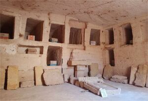 المقبرة الرومانية القديمة في أم الرخم