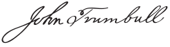 ملف:John Trumbull Signature.svg