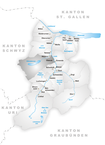 ملف:Karte Gemeinde Glarus.png
