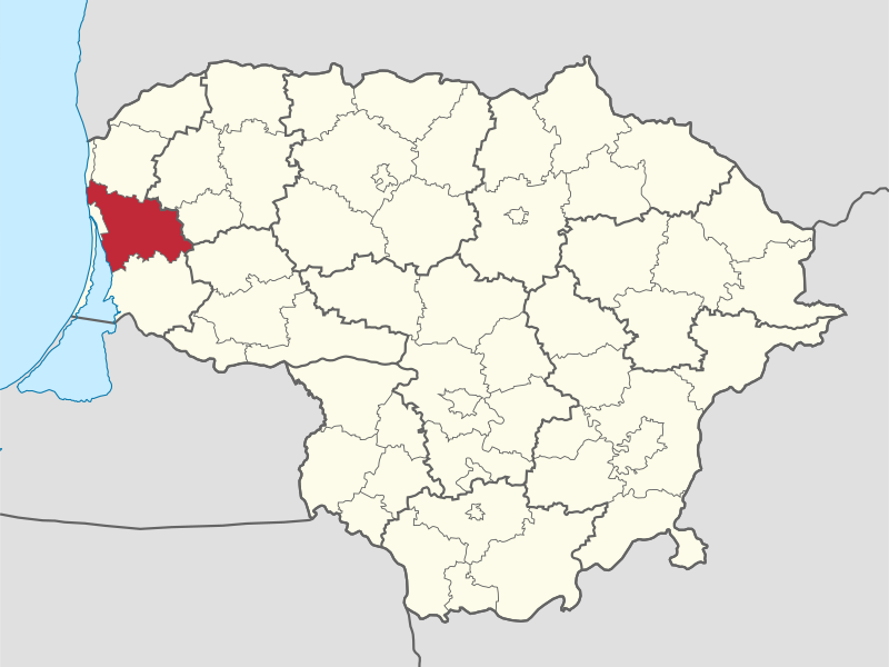 ملف:Klaipeda district in Lithuania.svg