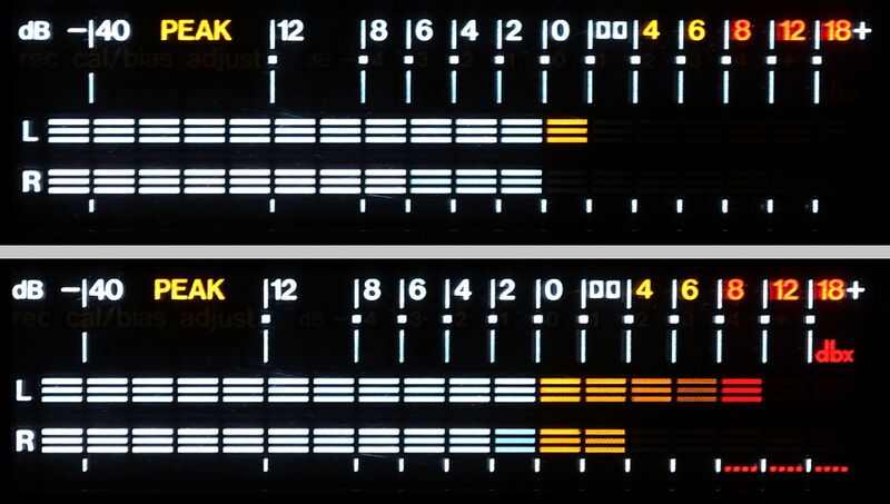 ملف:Technics RS-B100 level display.jpg