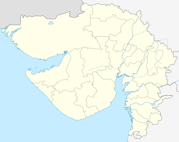 ملف:India Gujarat location map.svg
