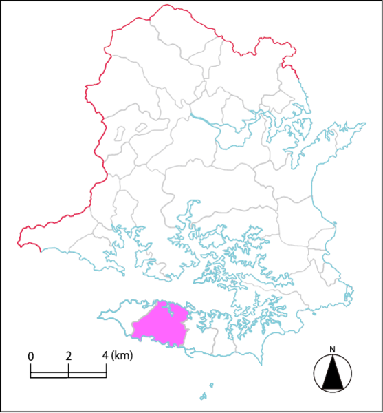 ملف:Map of Shimacho-Koshika.png