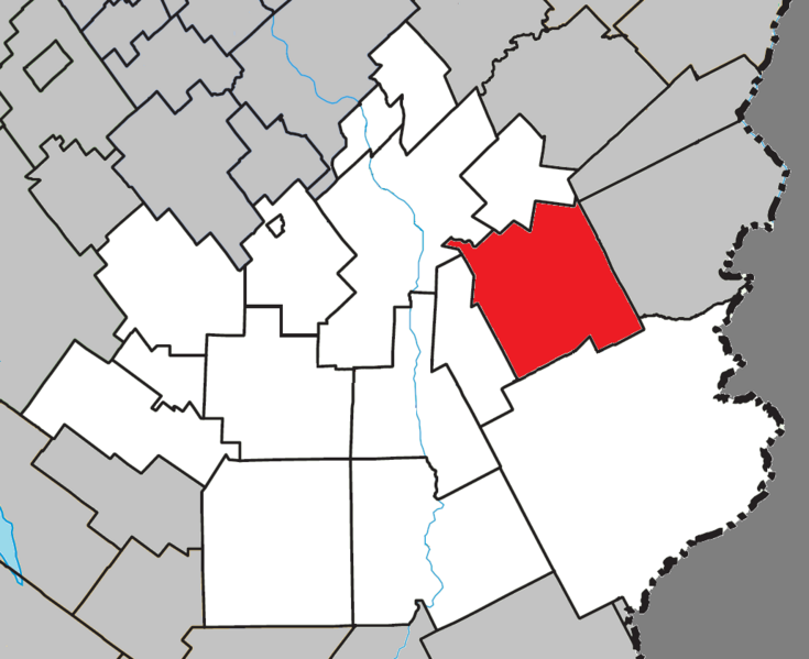 ملف:Saint-Côme–Linière Quebec location diagram.png