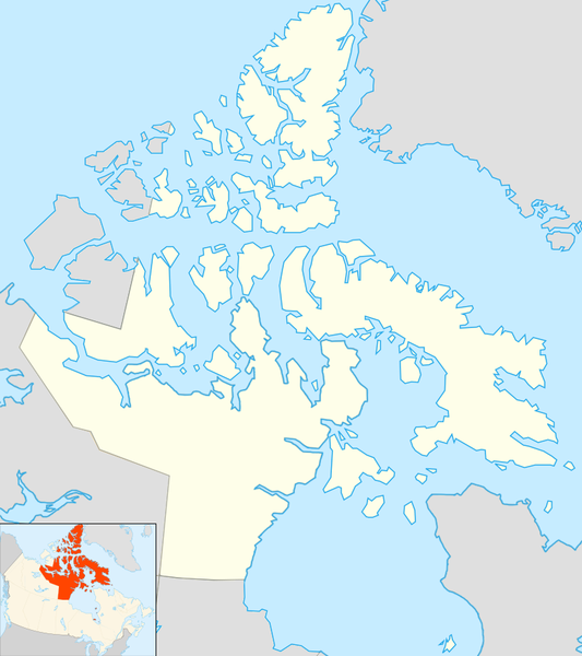 ملف:Location map Nunavut 2.png
