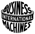 The logo that was used from 1924 to 1946. The logo is in a form intended to suggest a globe, girdled by the word "International".[5]