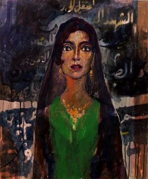 لوحة من مجموعة "انقلاب 14 تموز" لعلي آل تاجر