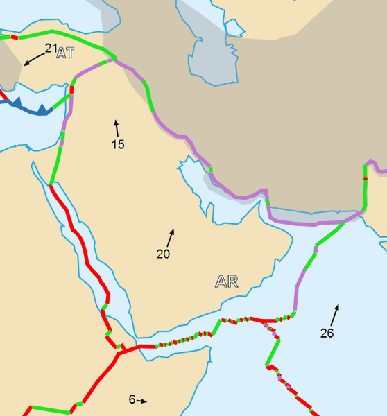 ملف:Arabian Plate map-uni.png