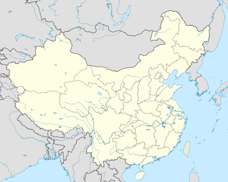 COVID-19 pandemic map of Mainland China (dots) is located in الصين