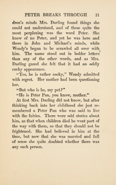 ملف:Peter and Wendy (1911).djvu