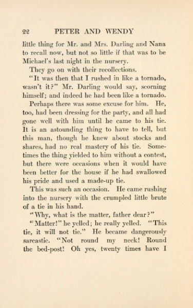 ملف:Peter and Wendy (1911).djvu