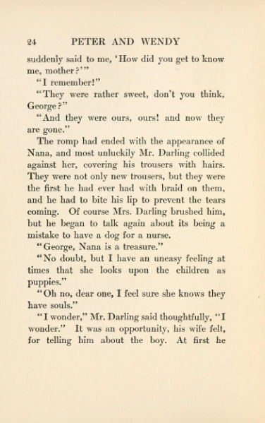 ملف:Peter and Wendy (1911).djvu