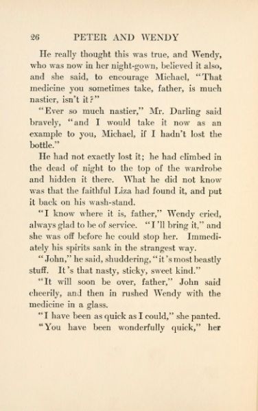 ملف:Peter and Wendy (1911).djvu