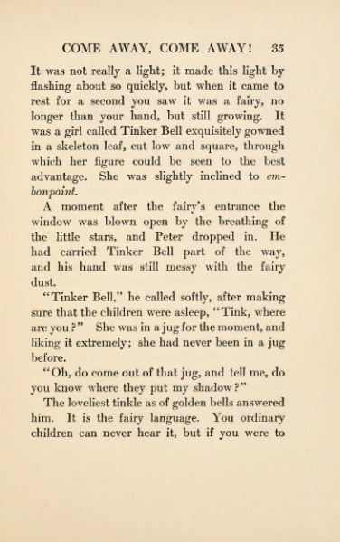 ملف:Peter and Wendy (1911).djvu