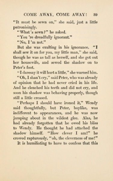 ملف:Peter and Wendy (1911).djvu