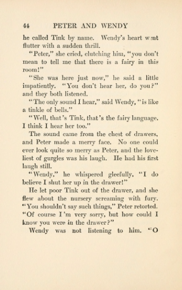 ملف:Peter and Wendy (1911).djvu