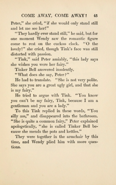 ملف:Peter and Wendy (1911).djvu