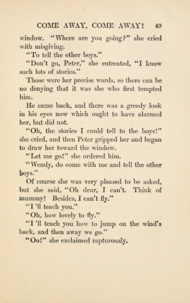 ملف:Peter and Wendy (1911).djvu