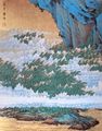No. 4 of Ten Thousand Scenes (十萬圖之四/十万图之四). Painting by Ren Xiong, a pioneer of the Shanghai School of Chinese art circa 1850.