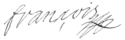 توقيع Francis I