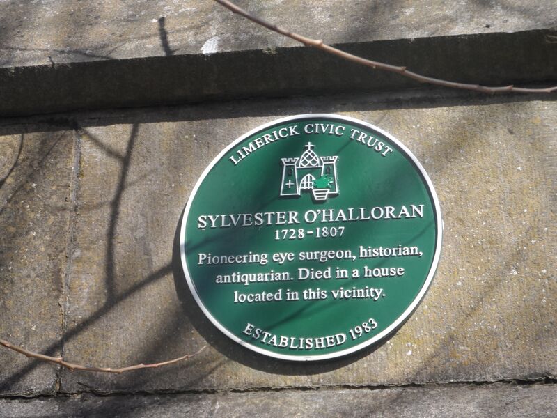 ملف:Sylvester O'Halloran plaque.jpg