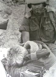 آرييل شارون أثناء معركة الدفرسوار.