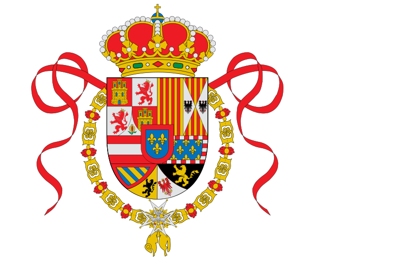 ملف:Flag of Spain (1701–1760).svg