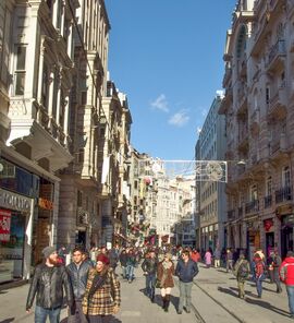 İstiklal Avenue in Beyoğlu