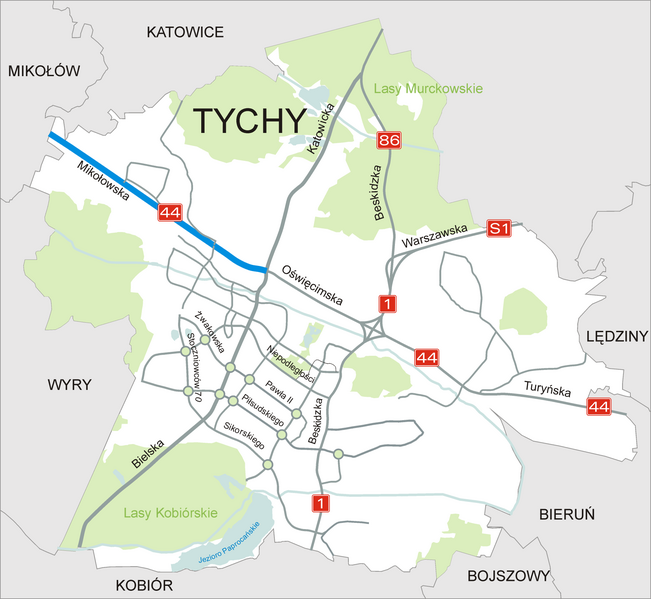 ملف:Tychy - ul. Mikołowska.png