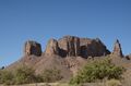 Outpost of the Tassili n'Ajjer in the Oued Essendilène: two formations of the Inner Tassili Group