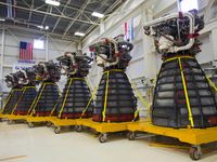 Pratt Whitney Rocketdyne space shuttle main engines.jpg