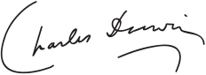 ملف:Charles Darwin Signature.svg