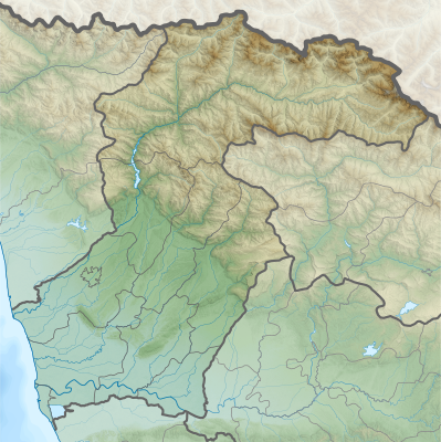 Georgia Samegrelo-Zemo Svaneti relief location map.svg