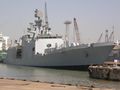 INS Shivalik, an Indian under-construction Shivalik-class frigate