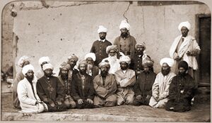Sirdar Habibullah Gilzai and other Khans in 1879-80.jpg