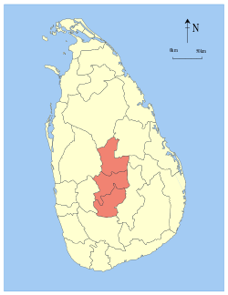 Location within Sri Lanka