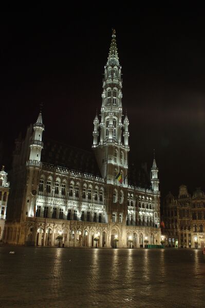 ملف:Brusel, Grote Markt, radnice.jpg