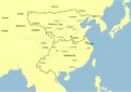 Northern and Southern Dynasties circa 497: Northern Wei and Southern Qi