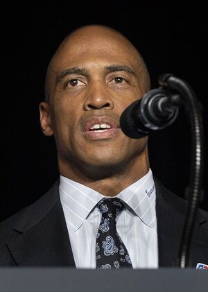 President Trump Delivers Remarks from Scott Turner to the HBCU Conference (48714388661) (cropped).jpg