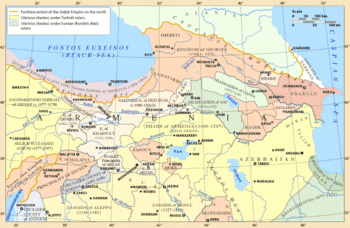 الأراضي الشدادية في القرنين 11، 12.