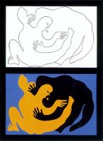 إمساك 1-2، 1945، اوپ آرت، تيمة حيوانات، زيت على كانڤاس.